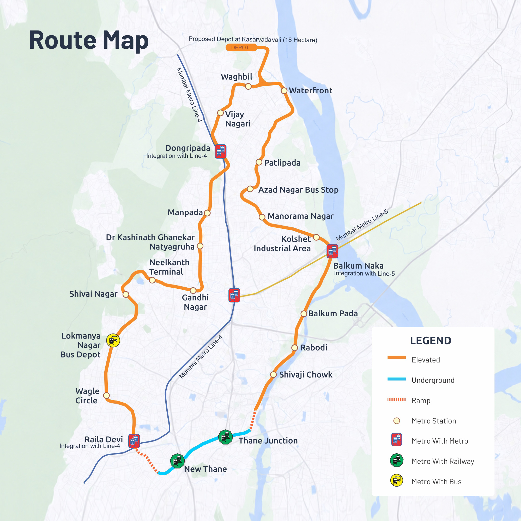 Thane Metro Routes